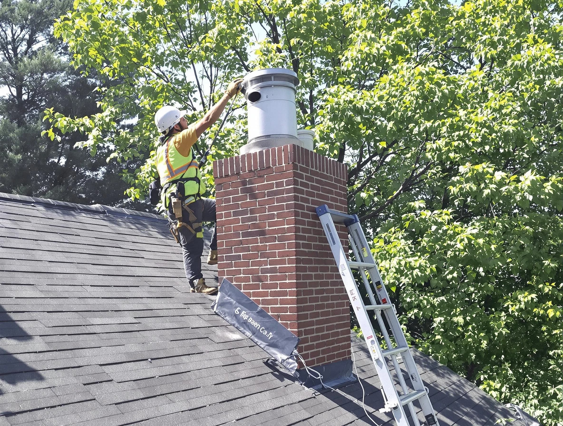 Chimney liner inspection by Sandy Springs Chimney Sweep in Sandy Springs, GA