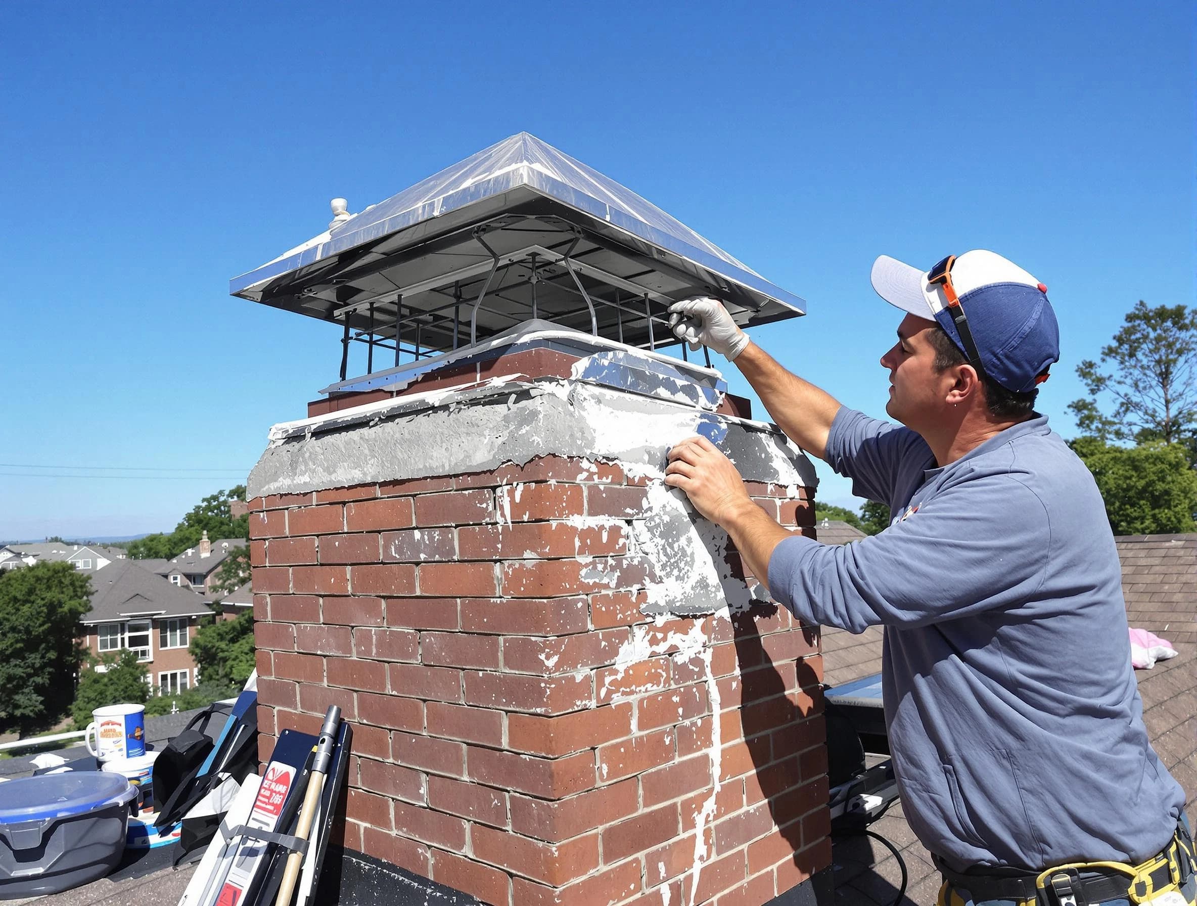 Chimney Crown Services service in Sandy Springs, GA