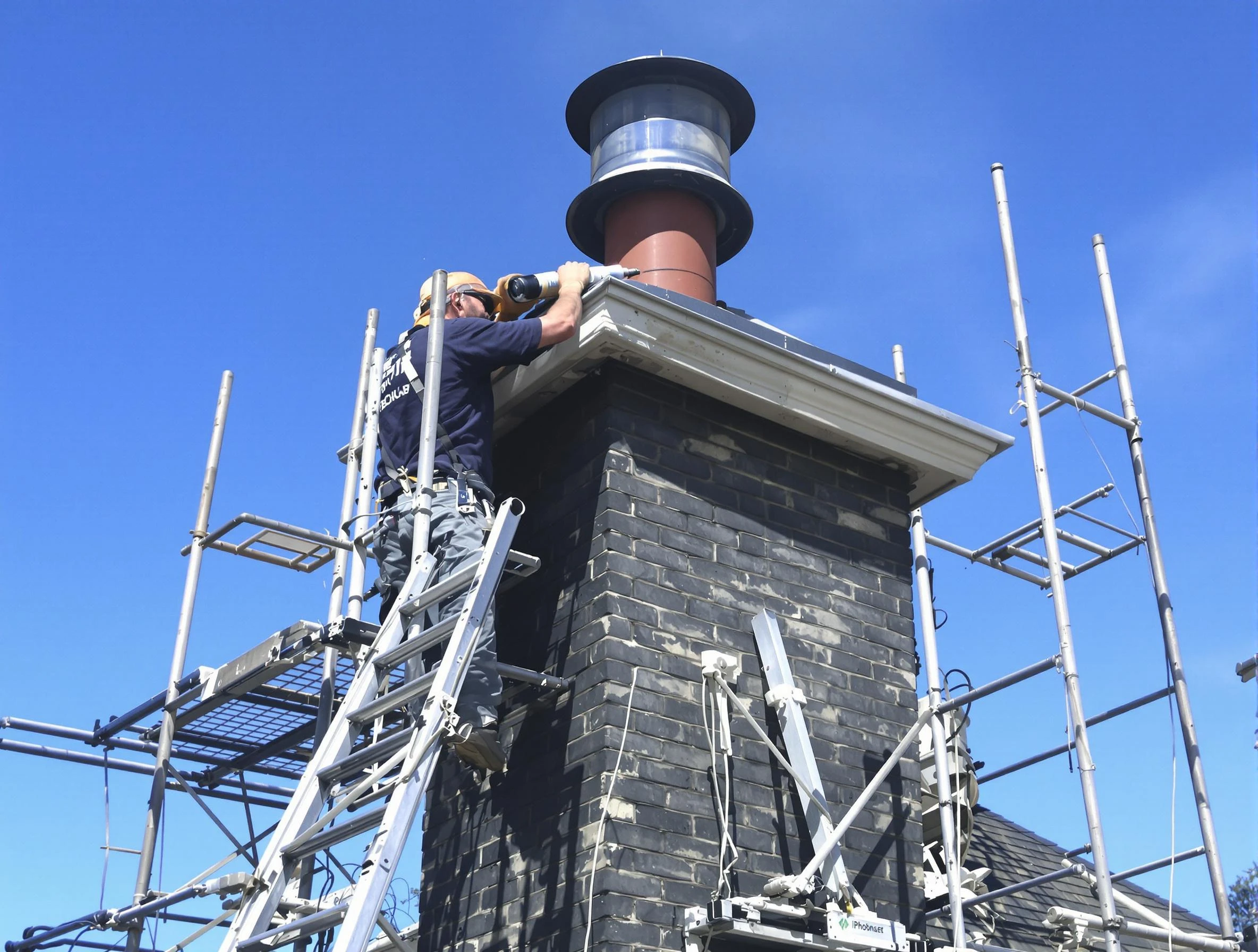 Sturdy chimney crown finished by Sandy Springs Chimney Sweep in Sandy Springs, GA