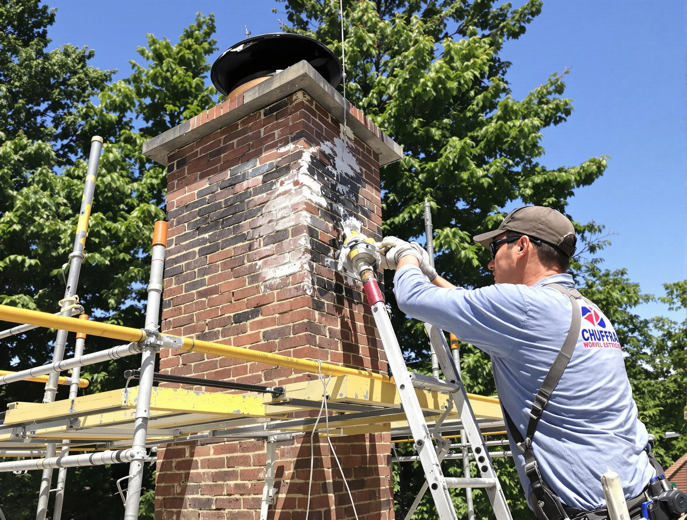 Structural chimney repair by Sandy Springs Chimney Sweep in Sandy Springs, GA
